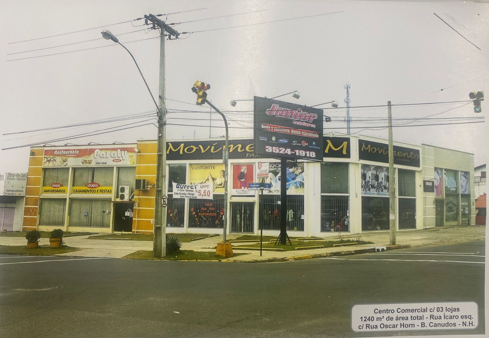 Centro Comercial com 3 Lojas